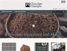 Tablet Screenshot of chocolateconcepts.com